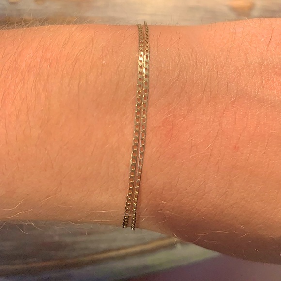 14K Yellow Gold Double-Wrap Bracelet - Picture 3 of 9